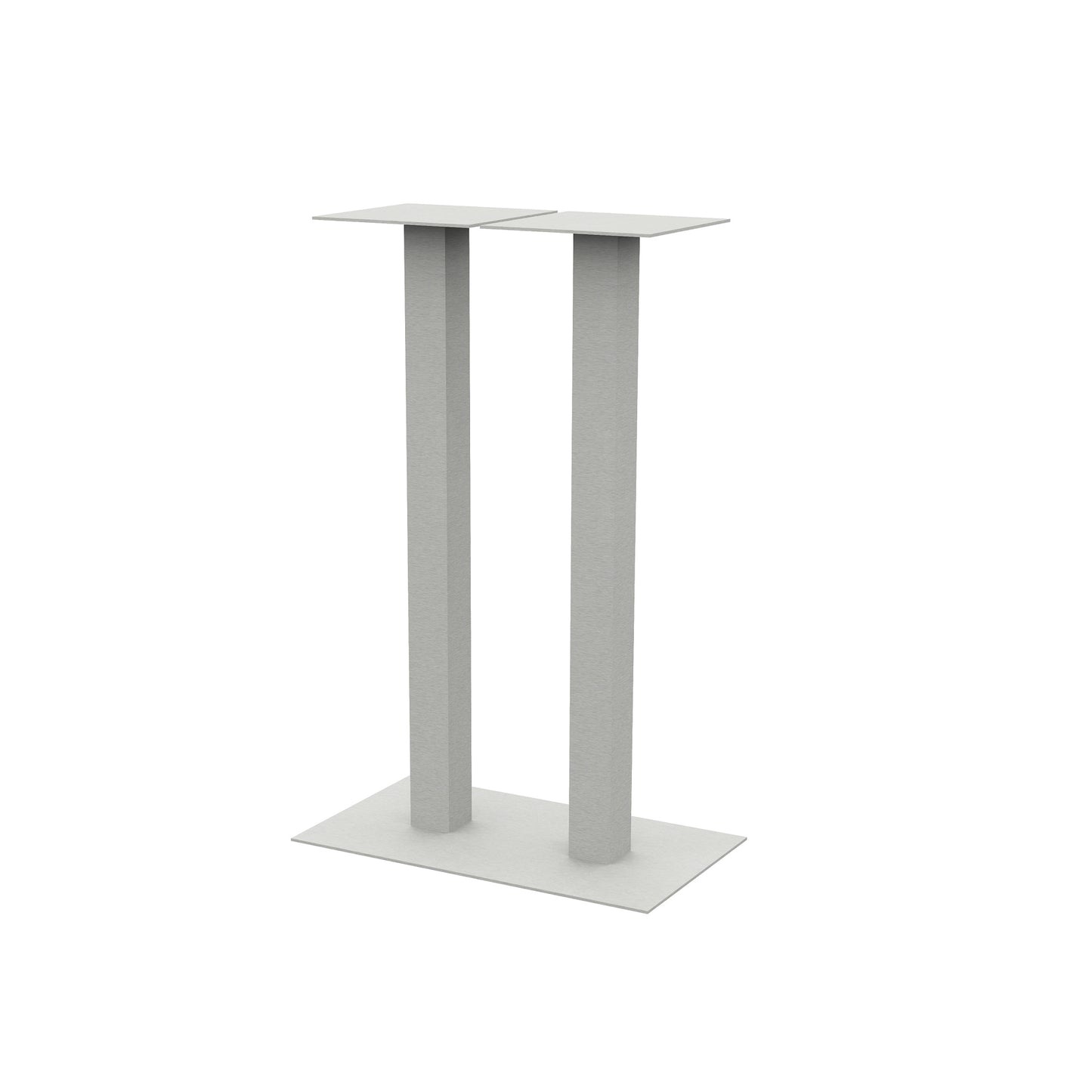 Bartafel onderstel Double RVS