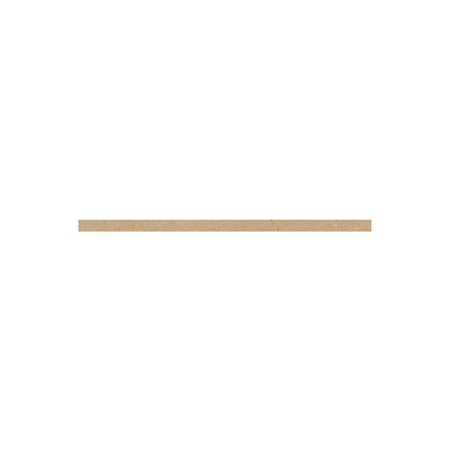 Wandplank MDF onbehandeld (schilderklaar)