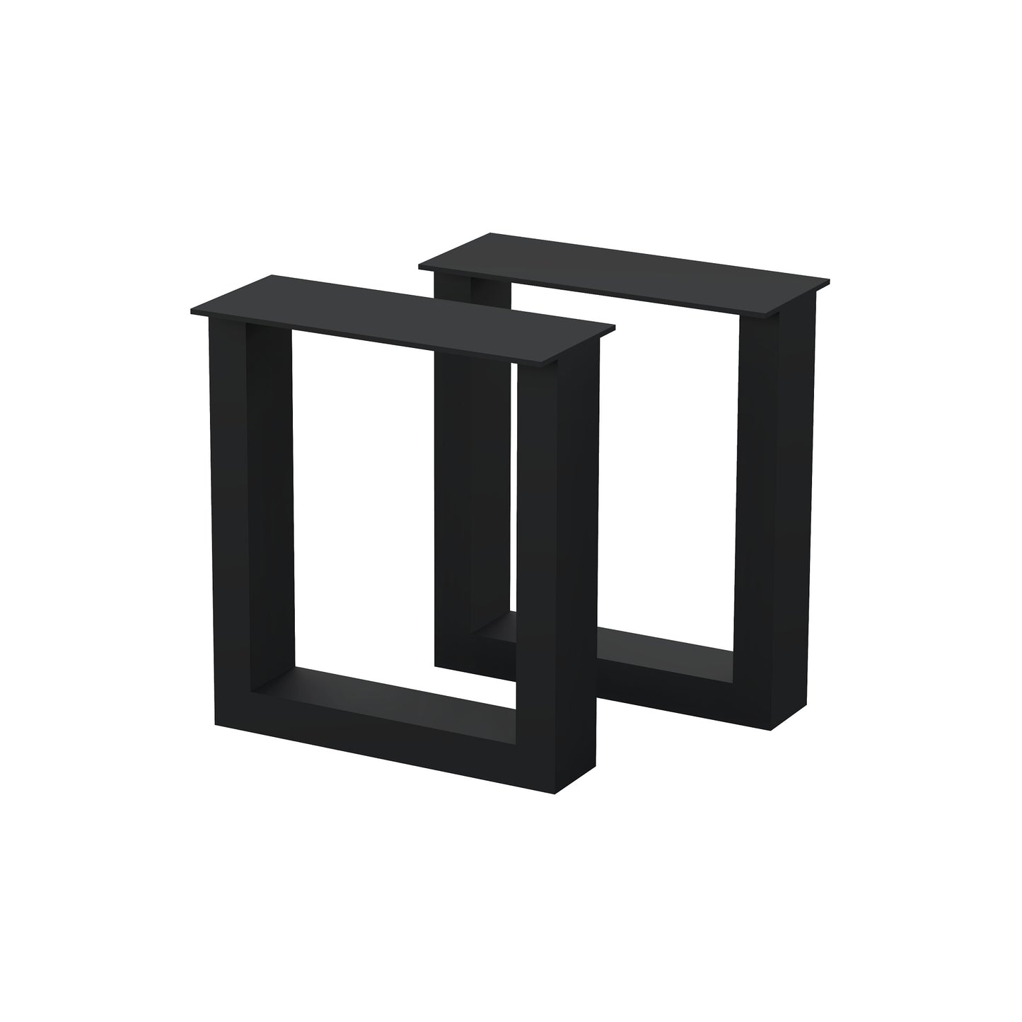 Stalen U-Bankpoten (set)