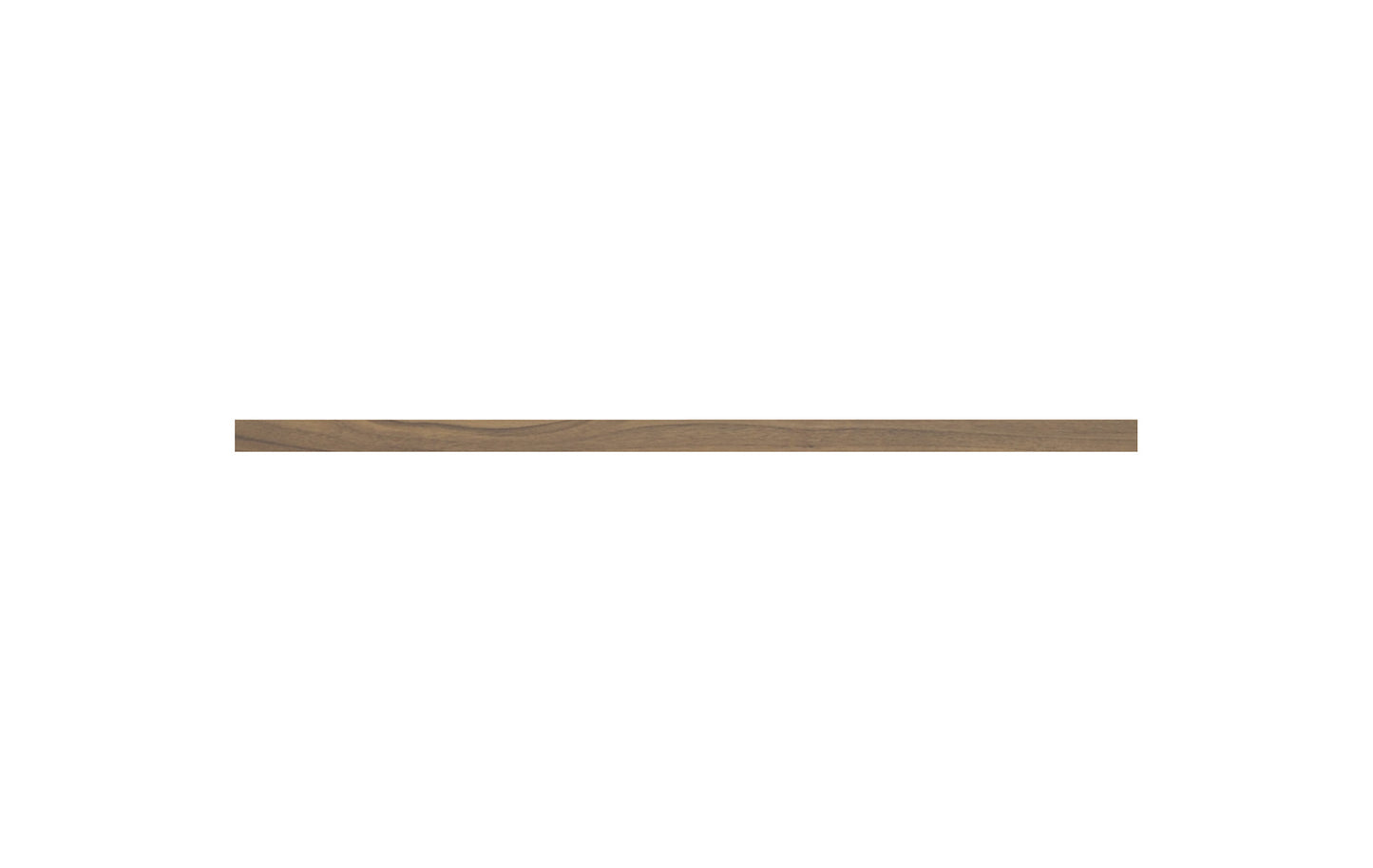 Wandplank notenhout recht