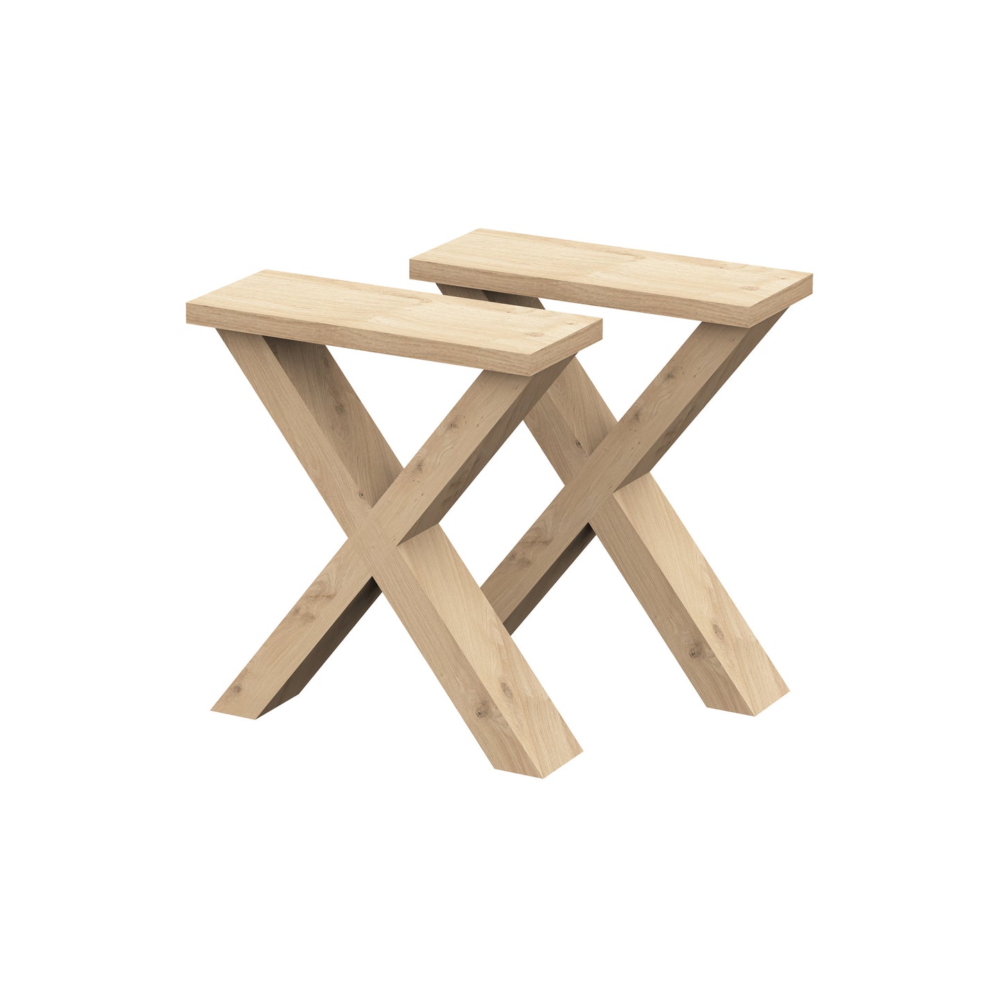 Eiken X-Bankpoten (set)
