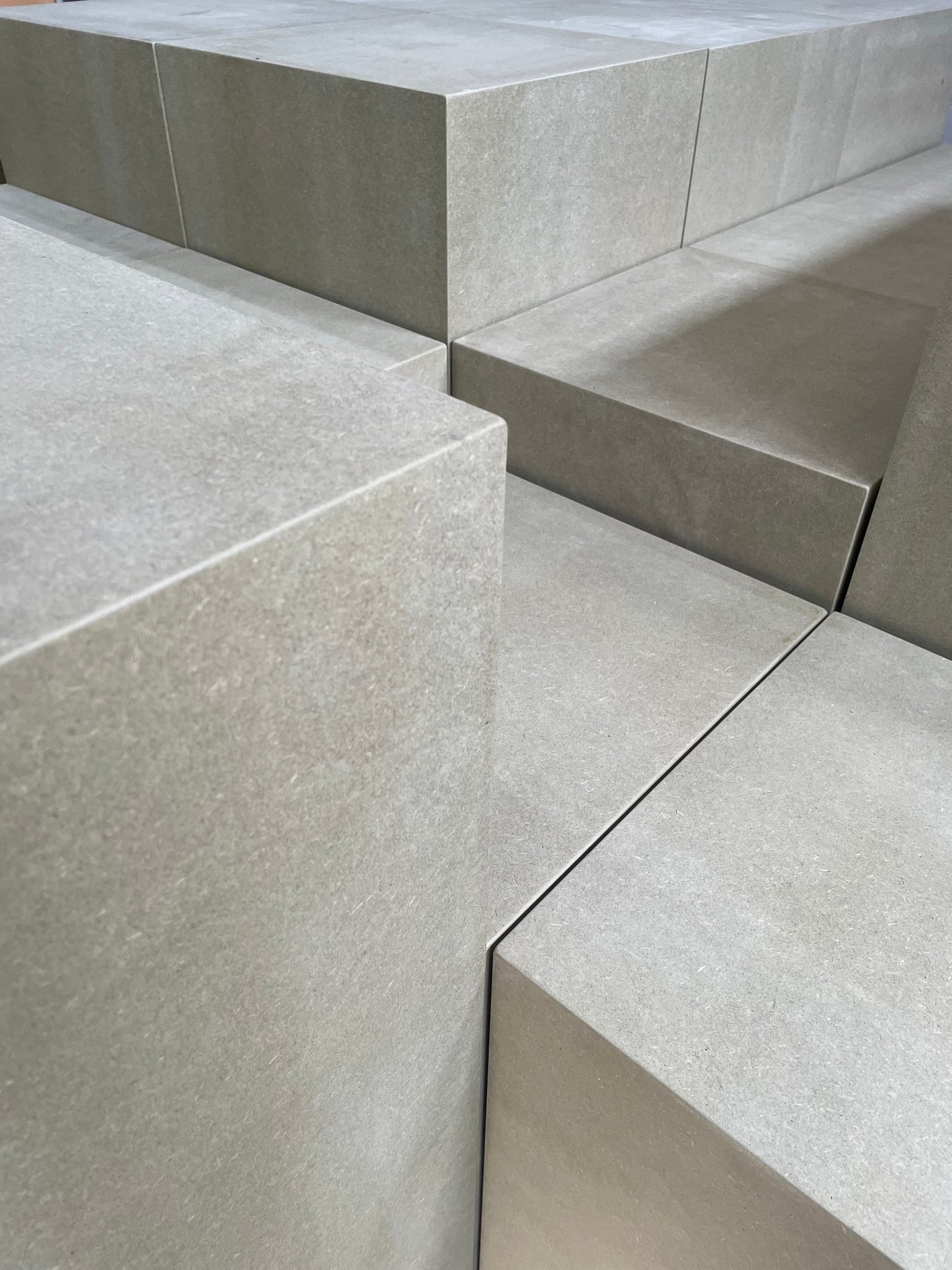 Schilderklare MDF Zuil / sokkel - 30x30x60 cm
