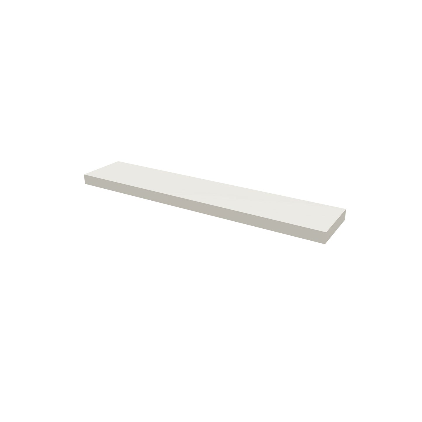Wandplank MDF op kleur geschilderd