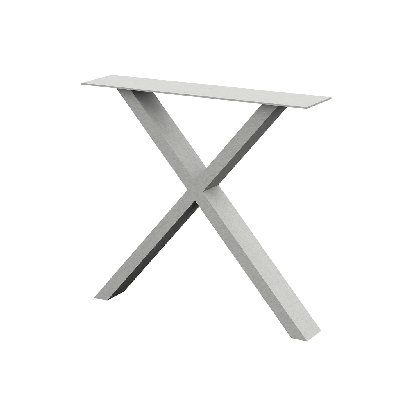 Onderstel X-Poot Fine RVS (set)
