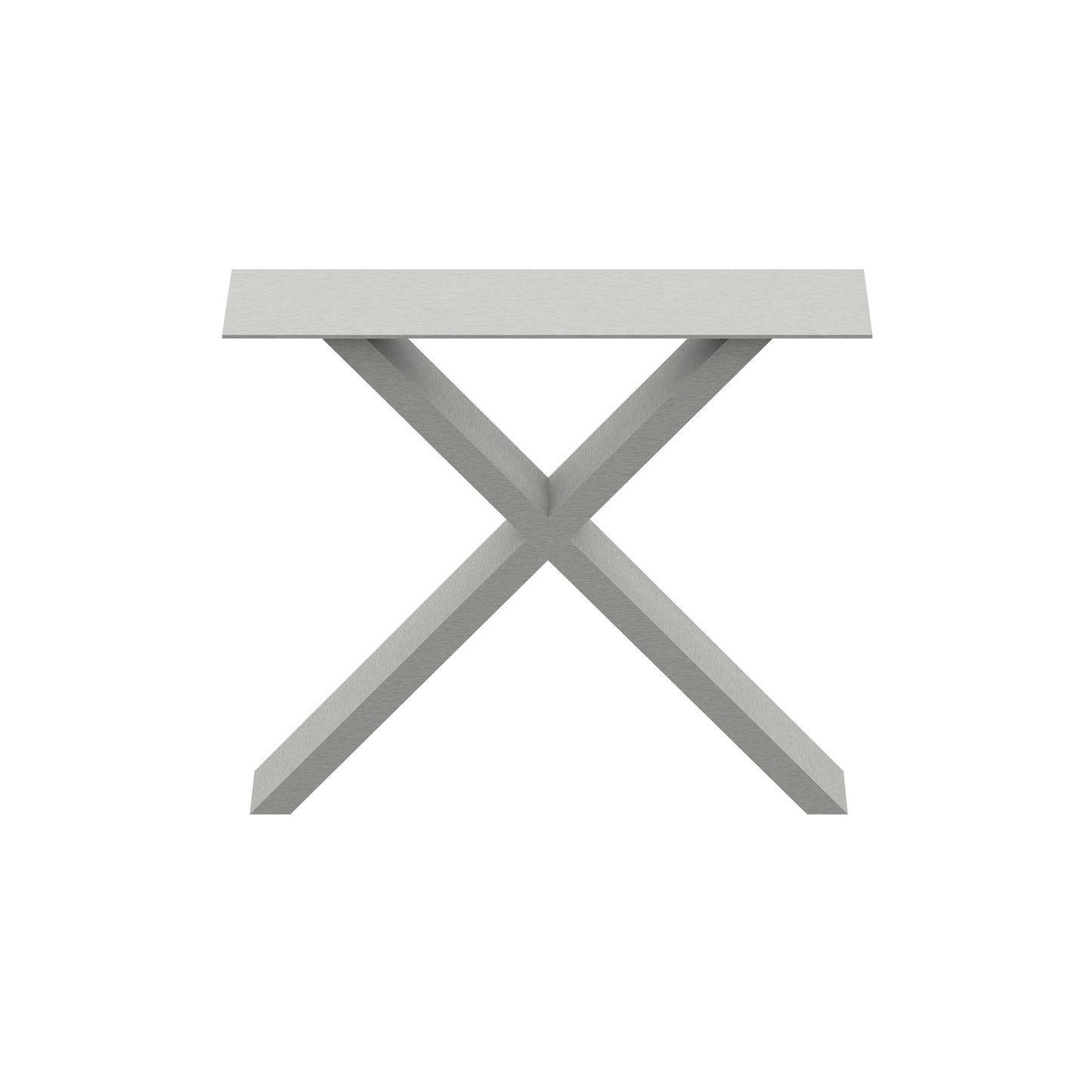 Onderstel X-Poot Fine RVS (set)