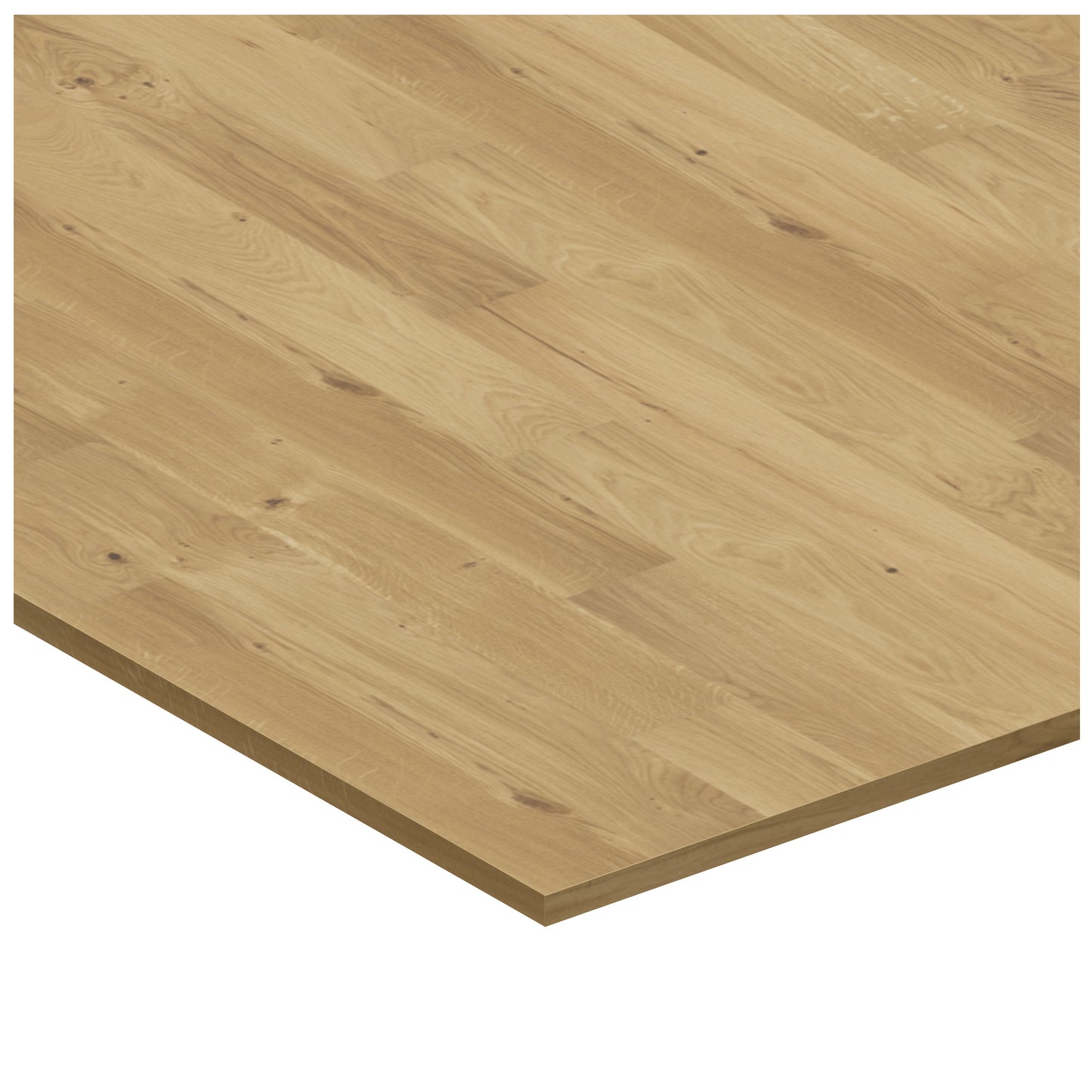 Eiken vingerlas panelen - 1,9cm dik -  Rustiek (C/C)
