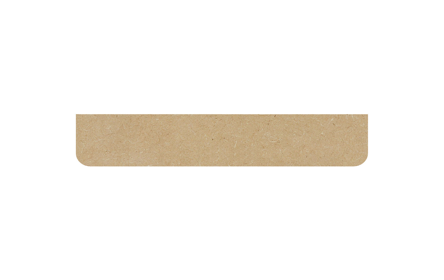 MDF Vensterbank onbehandeld met ronde hoeken