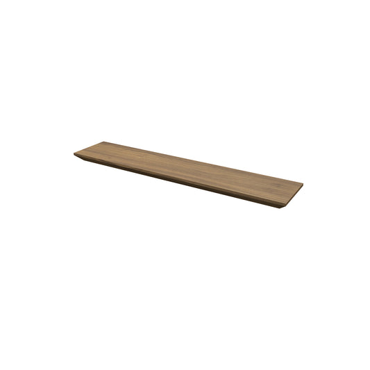 Wandplank notenhout verjongd
