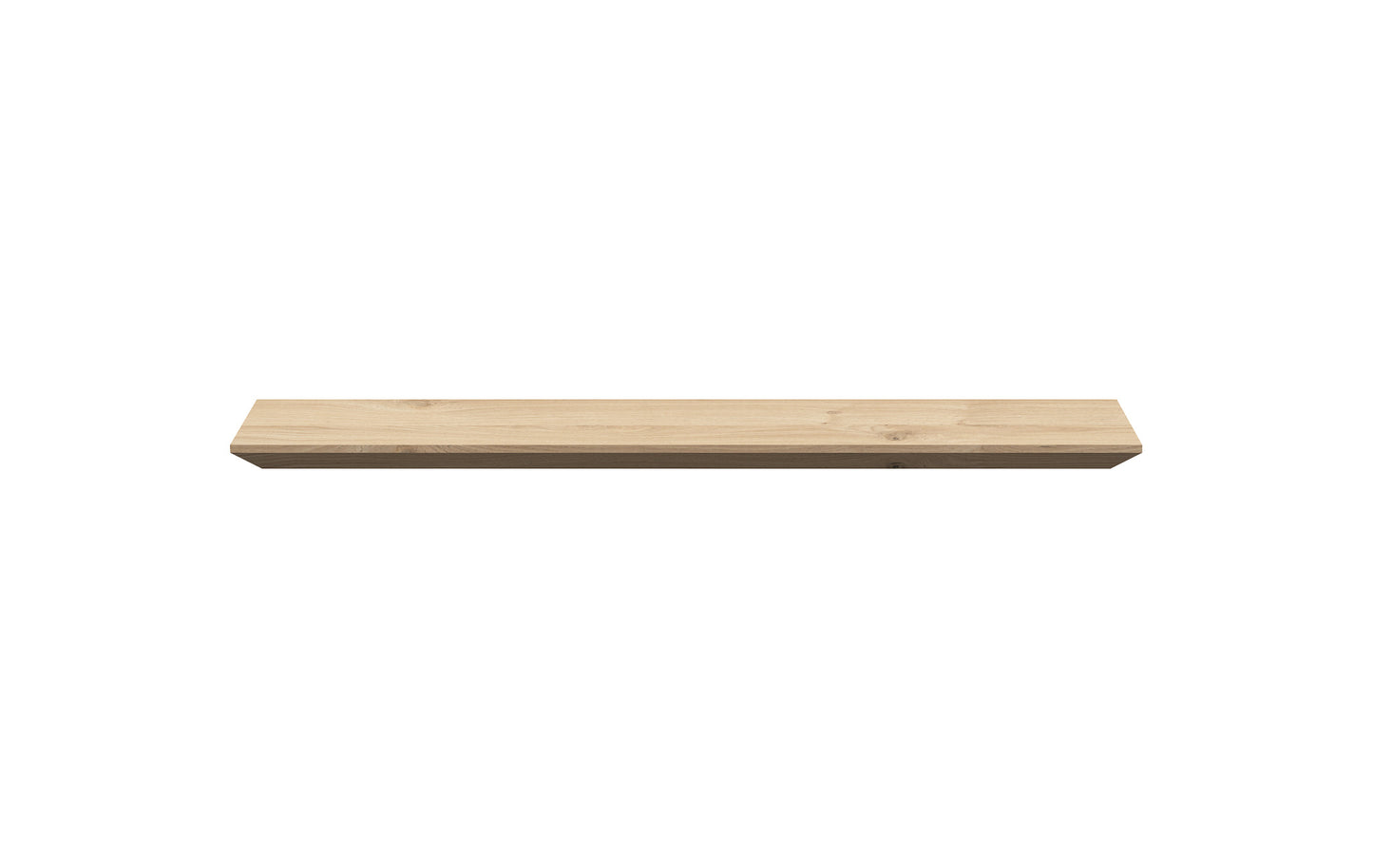 Wandplank eikenhout verjongd