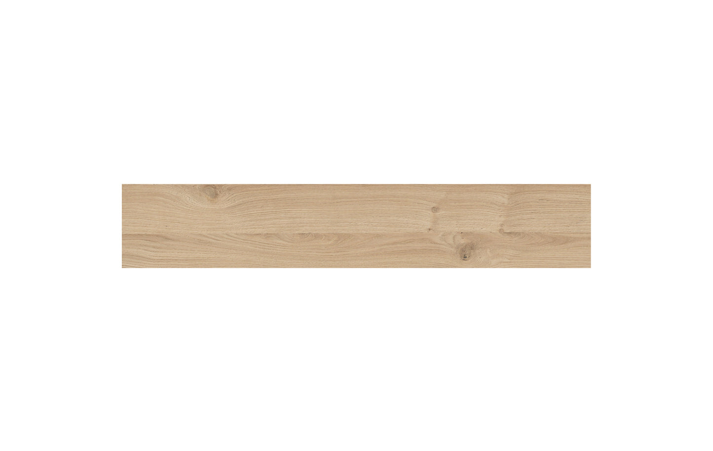 Wandplank eikenhout verjongd