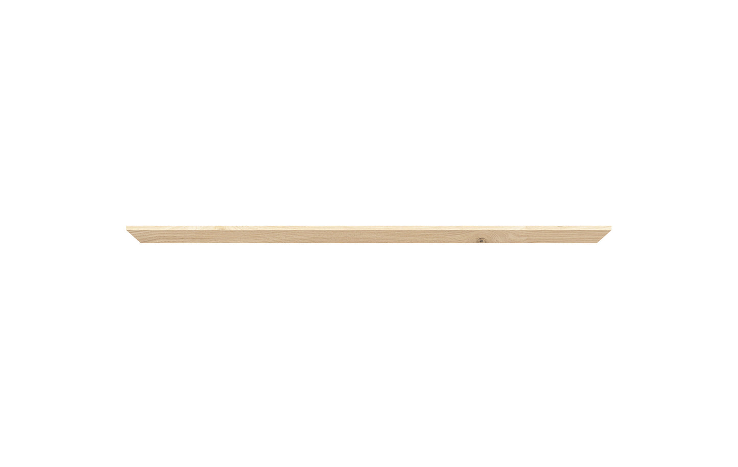 Wandplank eikenhout verjongd