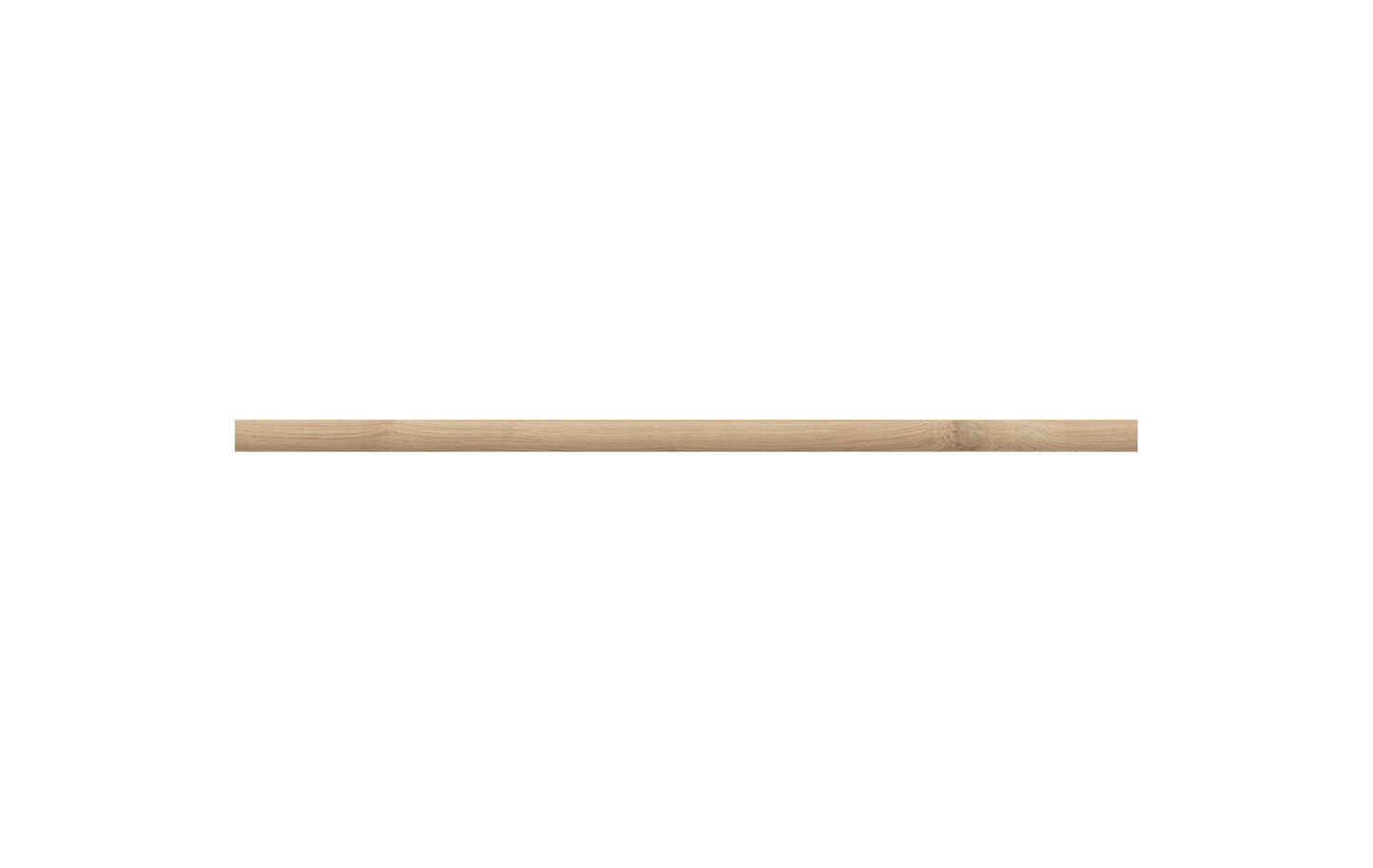 Wandplank eikenhout met boomstamrand